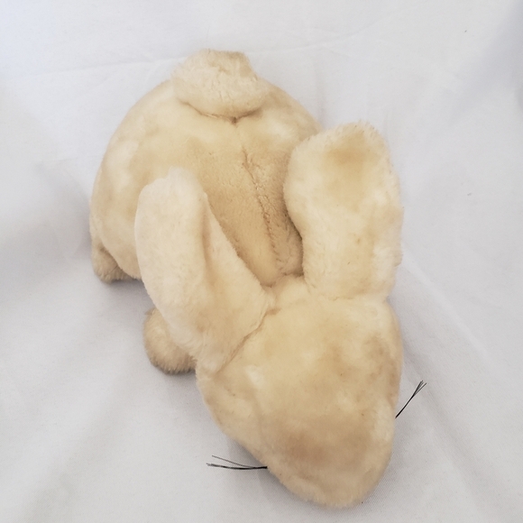 Eden Vintage Bunny Rabbit Plush Stuffed Animal Cream Tan 10 Inch - Picture 3 of 13